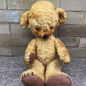 Vtg 70s Merry Thought Cheeky Teddy Bear